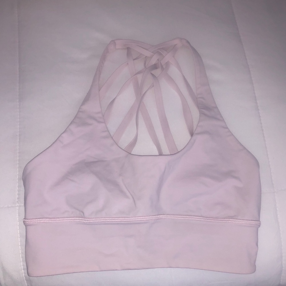 Lululemon pink sports bra